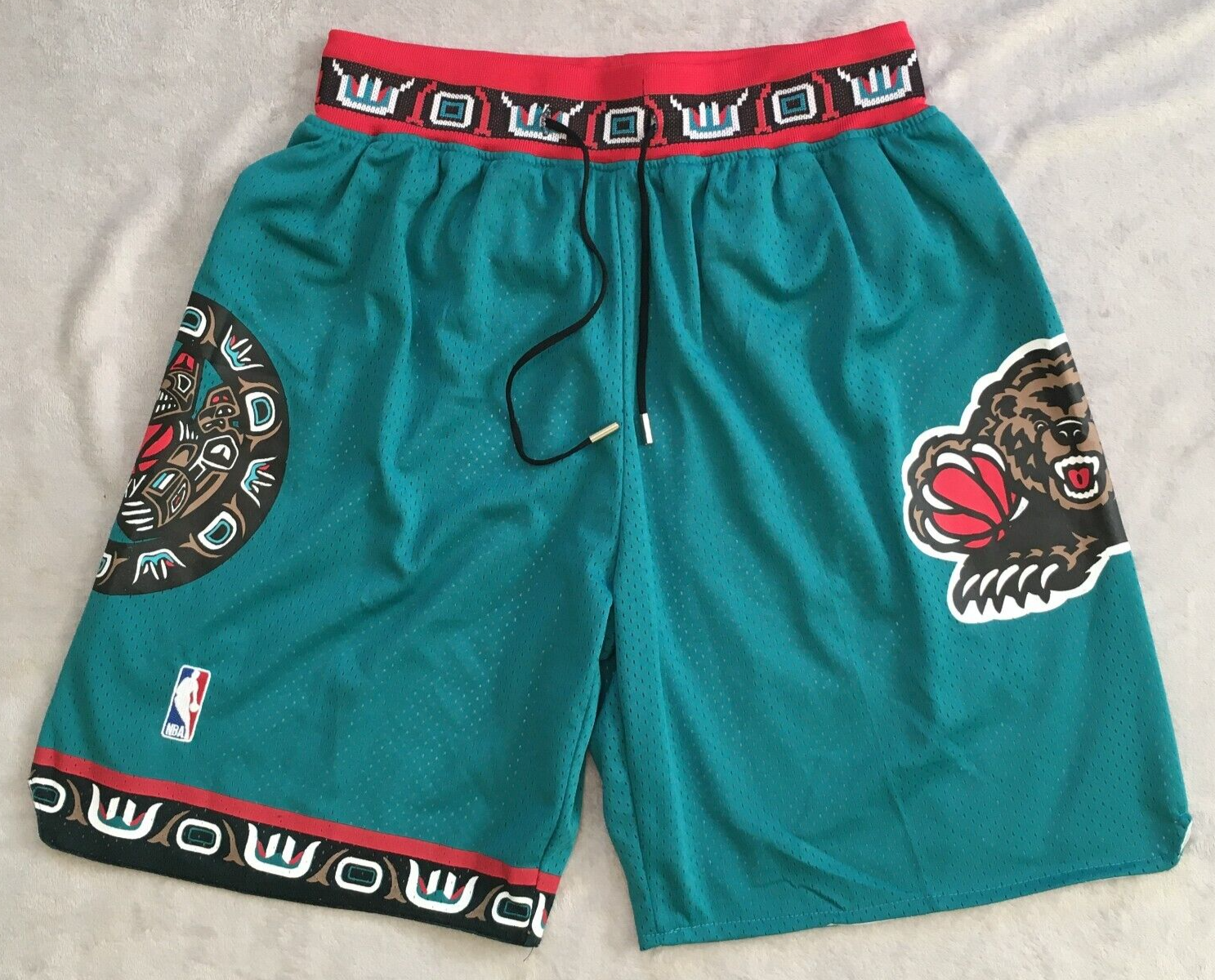 just don VANCOUVER　GRIZZLIES　ショーツ　　NBA Vancouver Grizzlies 1995-96 Just Don NBA Basketball Shorts