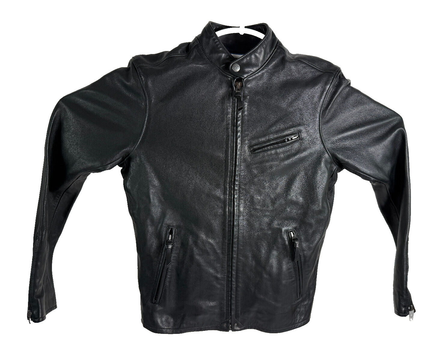 Polo Ralph Lauren Lambskin Cafe Racer Jacket In Black Men`s Size XS 71061546-001 Polo Ralph Lauren Lambskin Cafe Racer Jacket In Black Men`s Size XS 71061546-001