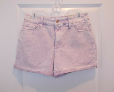 Universal Thread Women's Size 8 Waist 29 Purple Denim Rolled Cuff Shorts