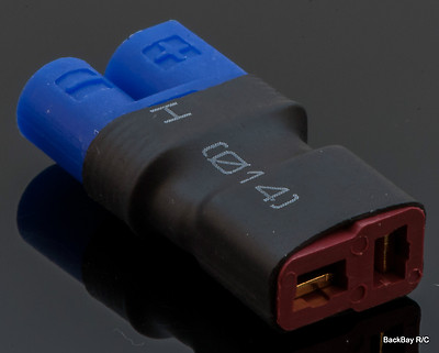 No Wires Connector - EC3 Male to Female T-Plug Adapter (Deans Style)