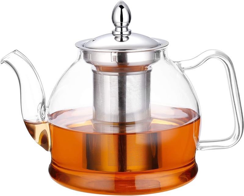 Glass Teapot with Removable Infuser - Thumbnail 4