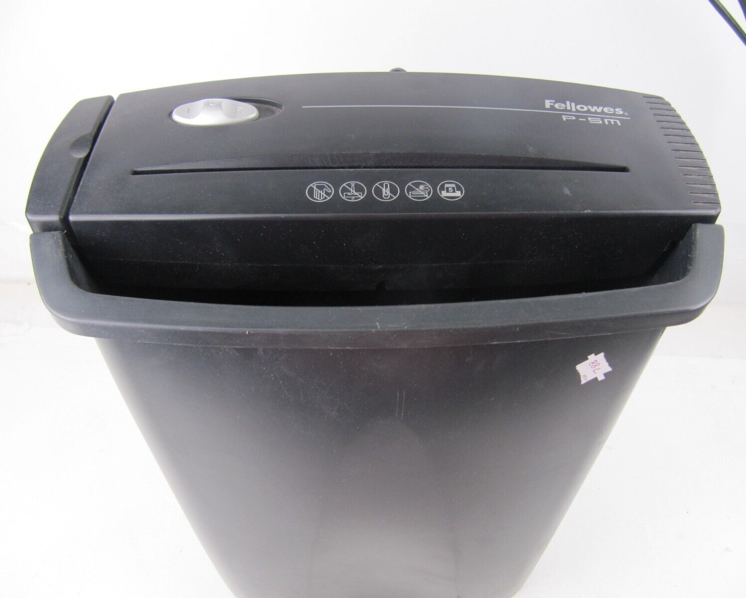 FELLOWES P-5M PAPER SHREDDER OFFICE PERSONAL A4 SHEET Black
