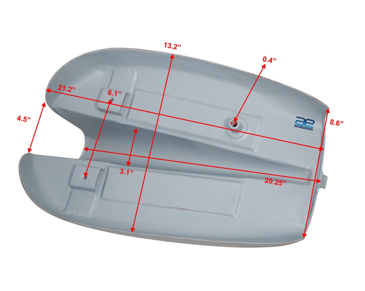 For Norton 1960 Slimline Featherbed Dominator 99 88 Fuel Tank Bare Metal  