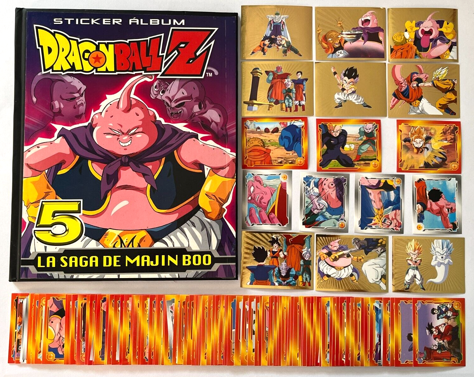 ALBUM DRAGON BALL Z 5 Hard Cover Full Set 208/208 PERU 2008 Navarrete Majin Buu ALBUM DRAGON BALL Z 5 Hard Cover Full Set 208/208 PERU 2008 Navarrete Majin Buu