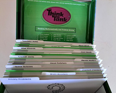 The Think Tank: Thinking Mathematically & Problem Solving, 4th Grade, Green
