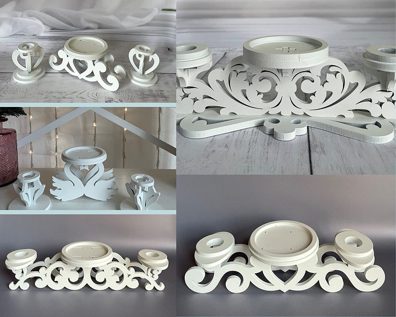 Unity Candle Holder-Unity Candle Stand-Unity Candle Holder Set-Pillar Candle Hol