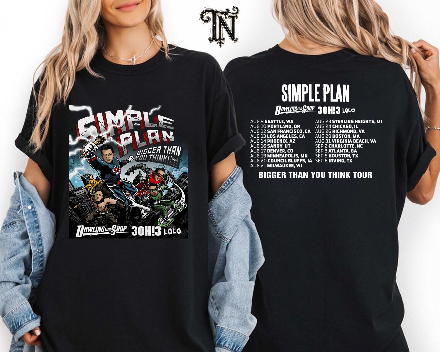 Simple Plan Bigger Than You Think! Tour 2025 Fan Gifts