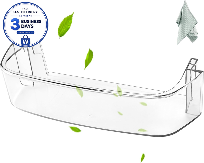 Freezer Door Shelf Bin Replacement for WPW10430639 W10324876