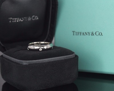  Tiffany  Platinum Etoile Ring  for sale  Only 4 left at 75 