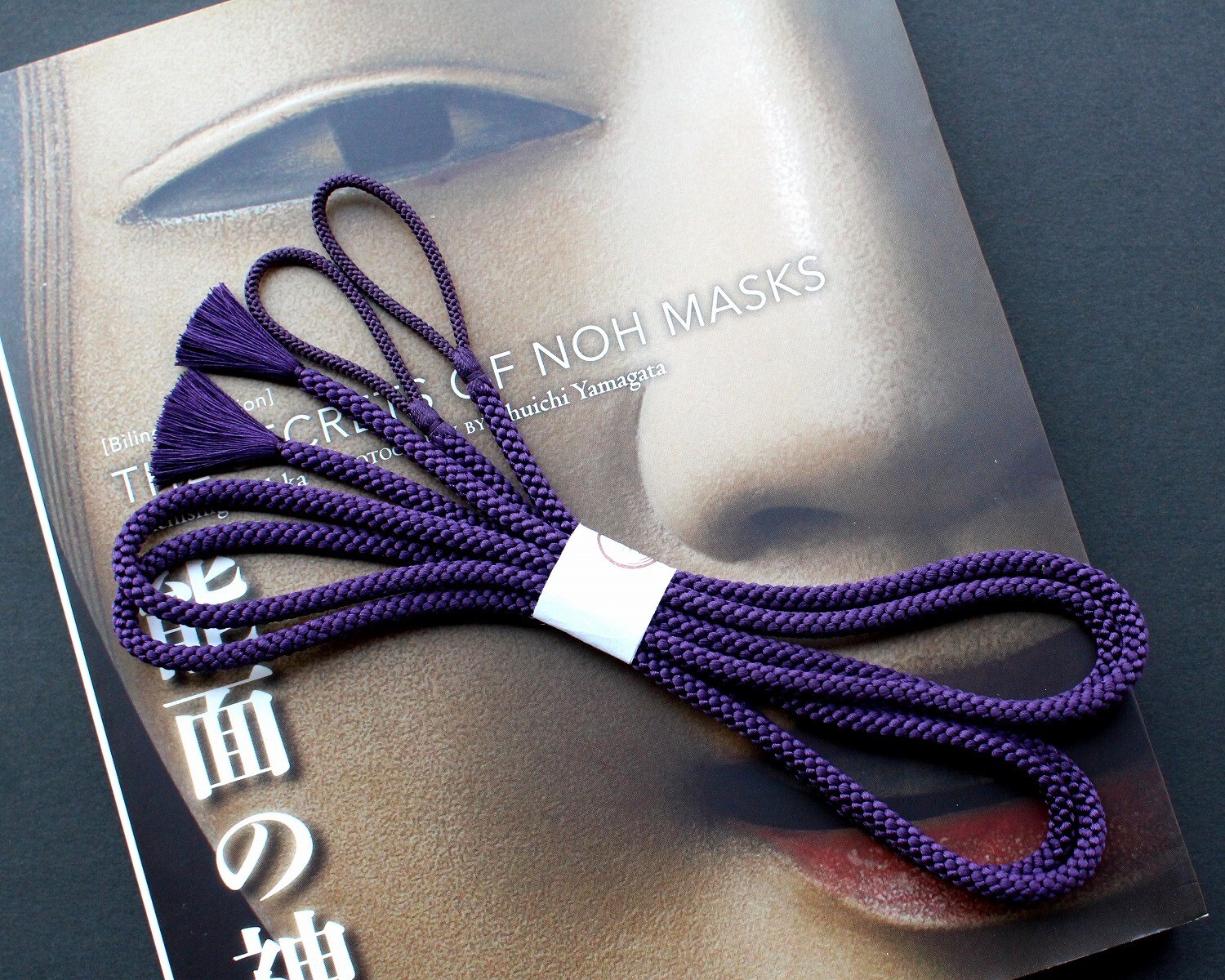Authentic Noh mask string made of Silk 82cm Japanese