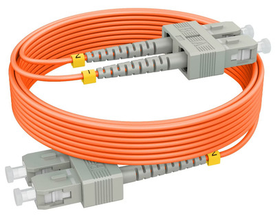 10m33ft SC SC OM2 Fiber Patch Cables MMF Multimode, Options 10m~100m, SC to SC
