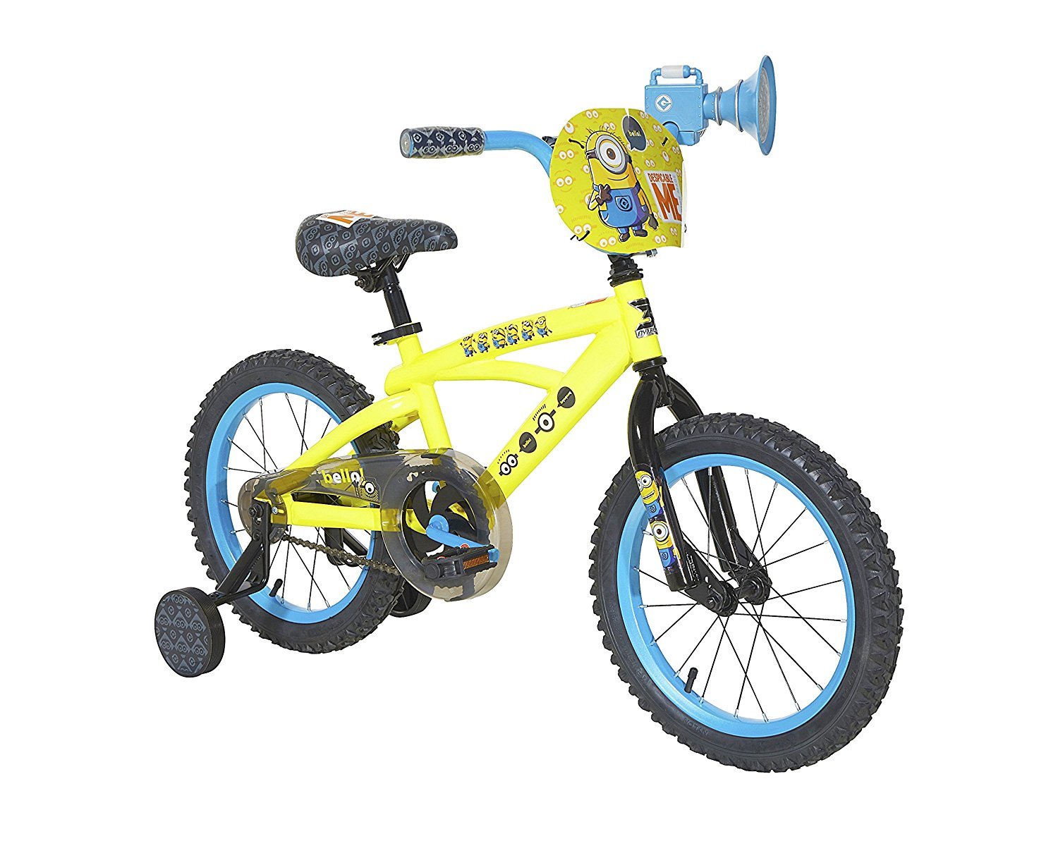 Minions Boys Dynacraft Bike, Yellow/Blue/Black, 16"