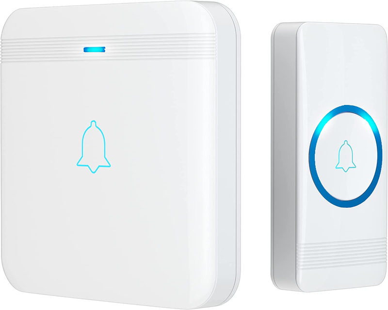 AVANTEK Wireless Doorbell, Waterproof Chime Kit Operating at over 1300 Feet with