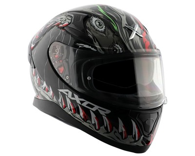 Axor '' APEX BEAST D/V '' Full Face ECE & DOT Certified Motorcycle Helmets