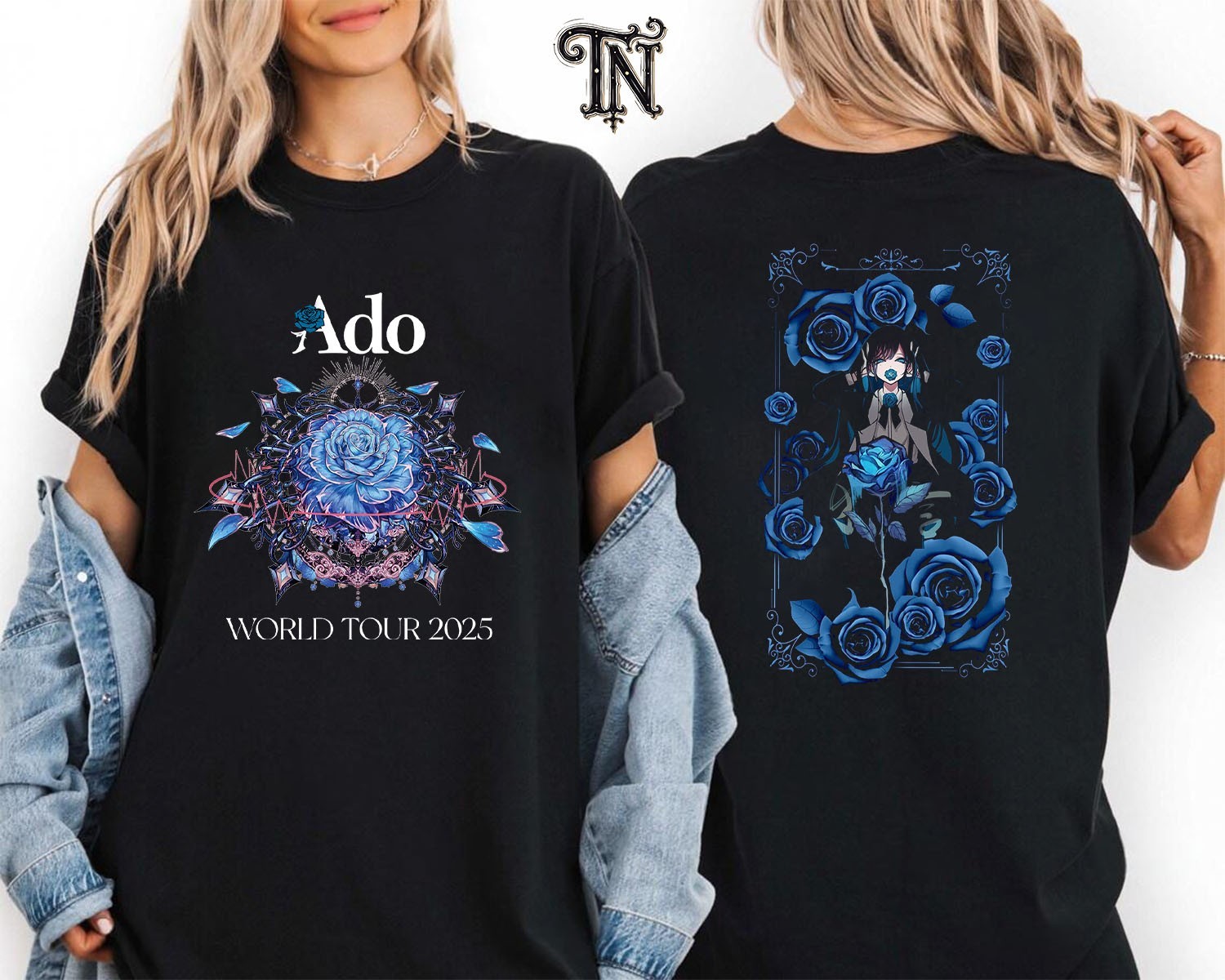 Ado Hibana Tour 2025 World Stage Graphic Drop Dpouble Sided