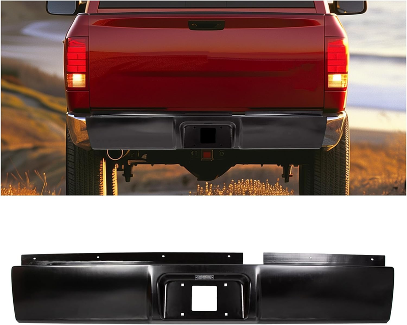 Rear Roll Pan for 2002-2009 Dodge Ram 1500 2500 3500 Full Size Pickup W/License