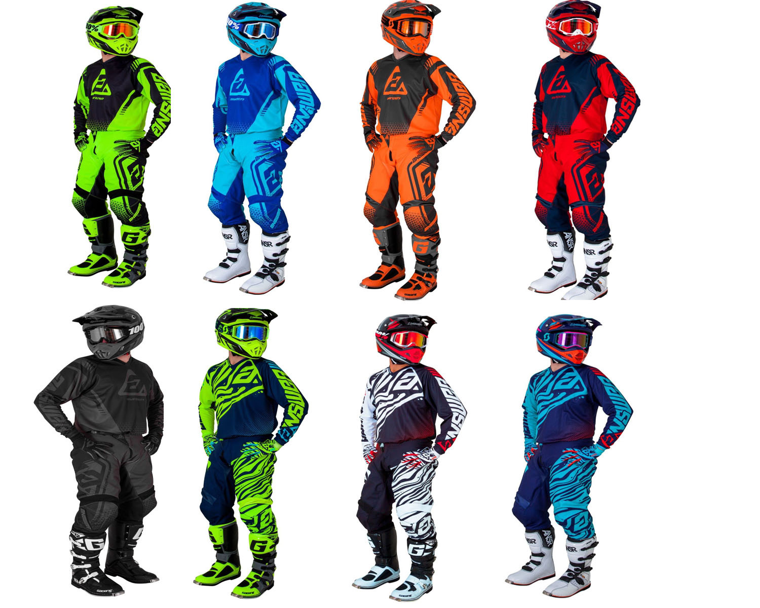 purple dirt bike gear