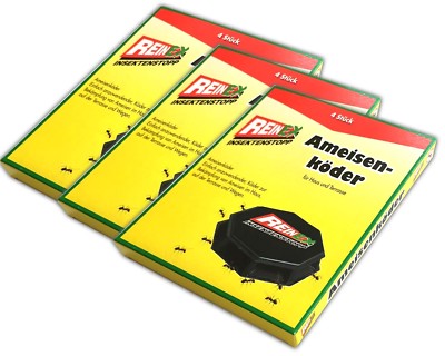 12 Stück Ameisenköderdose | Ameisenköder Box Dose | Ameisenfalle | Ameisengift