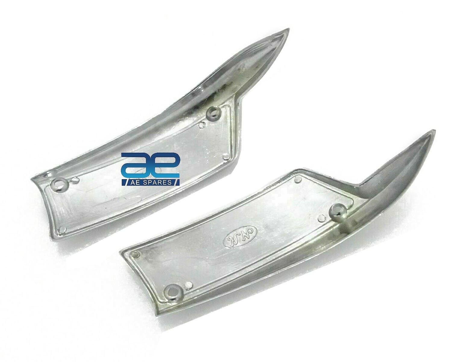 Fits For Triumph T120 T140 T150 Petrol Fuel Gas Tank Chrome Badges Pair 