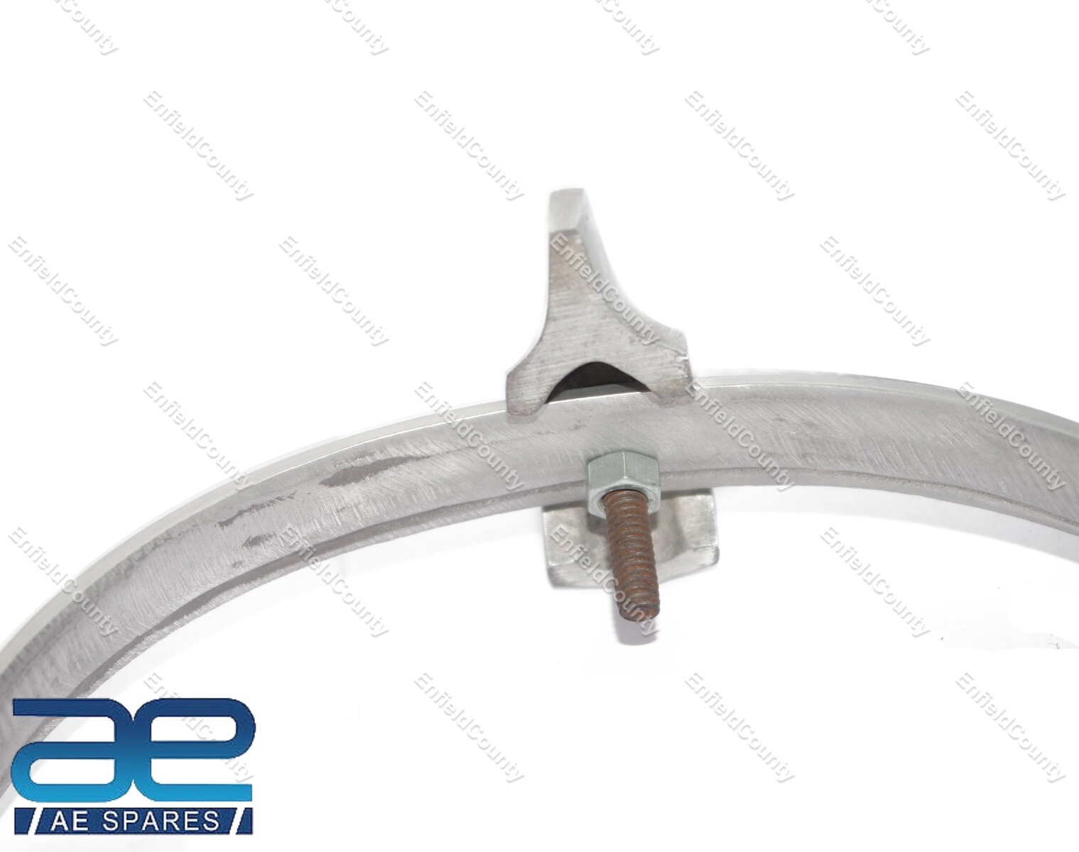 Vespa Scooter Front Mudguard Fender Alloy Polished Vbb Bumper  