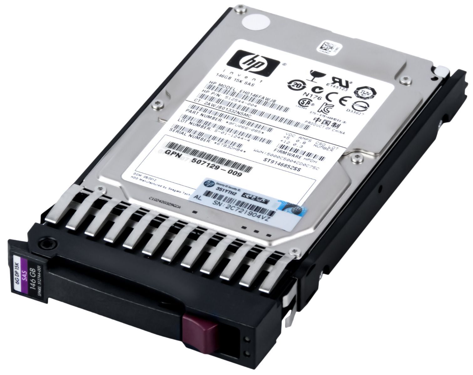 Hard Drive HP EH0146FAWJB 512744-001 512544-004 146GB