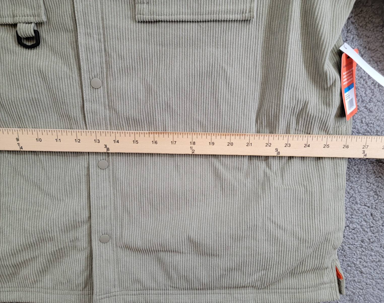 BASS OUTDOOR Relaxed Fit Corduroy Shirt Jacket Mens XL Overland Trek Long Sleeve - Picture 7 of 19