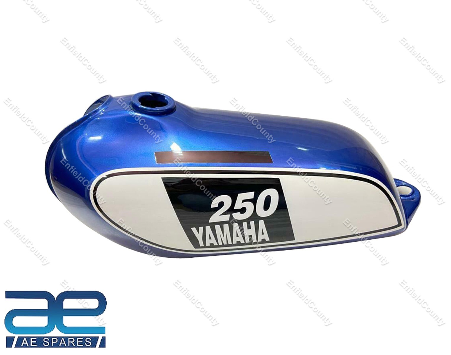 For Yamaha 250 DT400 DT Enduro 1975 -1977 Blue Paint Steel Gas Fuel Tank 