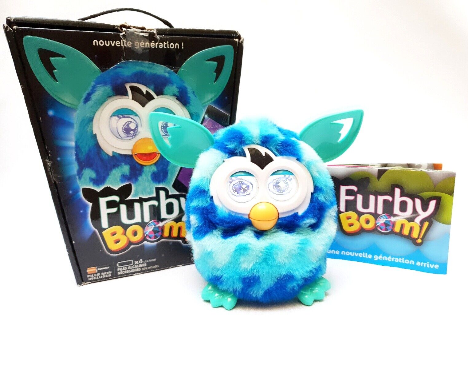 Furby boom 2013 Blue Waves Furby Boom blue fur Hasbro BOXED Furby boom 2013 Blue Waves Furby Boom blue fur Hasbro BOXED