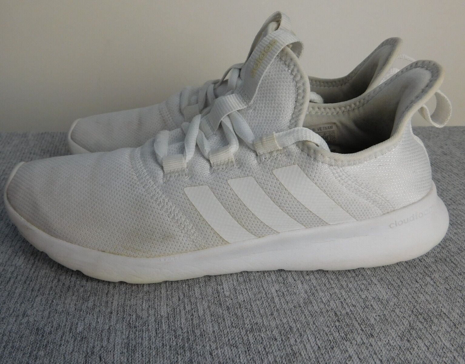 Adidas Cloudfoam Pure 2.0 White Running Shoes Brand New