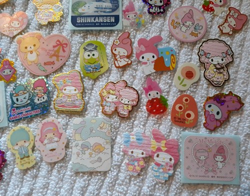 NEW Mixed:Various SANRIO????~My Melody Etc Sticker Flakes Lot 50+ Kawaii & More