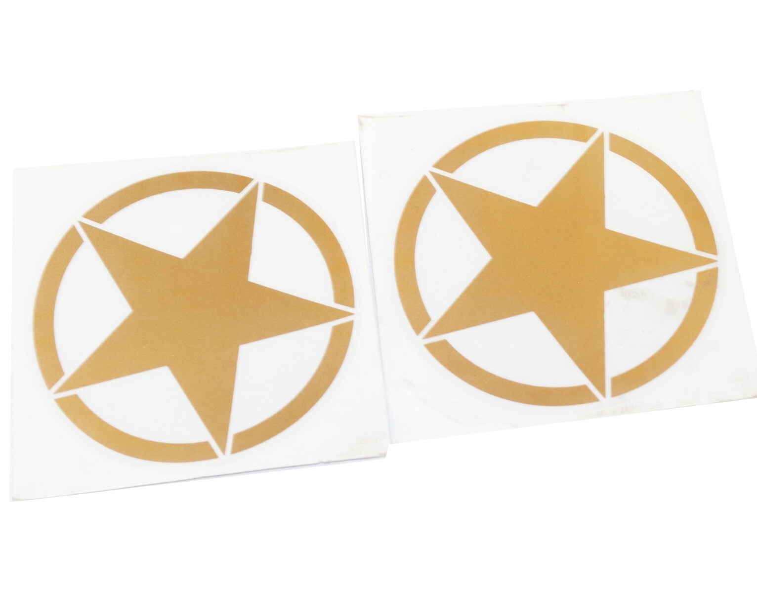Fits Norton Royal Enfield Ariel BSA Triumph 2x Golden Star Sticker Decal 