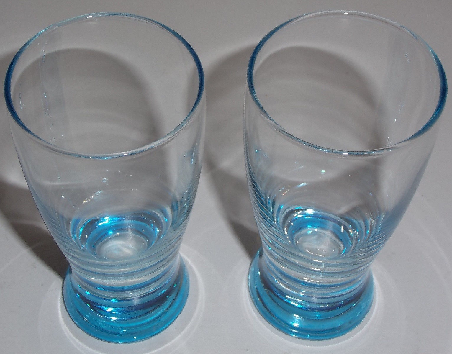 Elegant Libbey Light Blue Shot Glasses 4