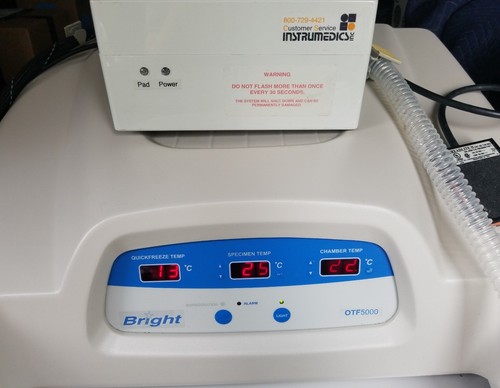 Bright Instrument OTF5000 Cryostat Standing Refrigirated 5040 Microtome CryoJane