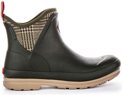 Pre-owned Muck Original Waterproof Rubber Overlay Neoprene Womens Boot Green Us 4 - 9