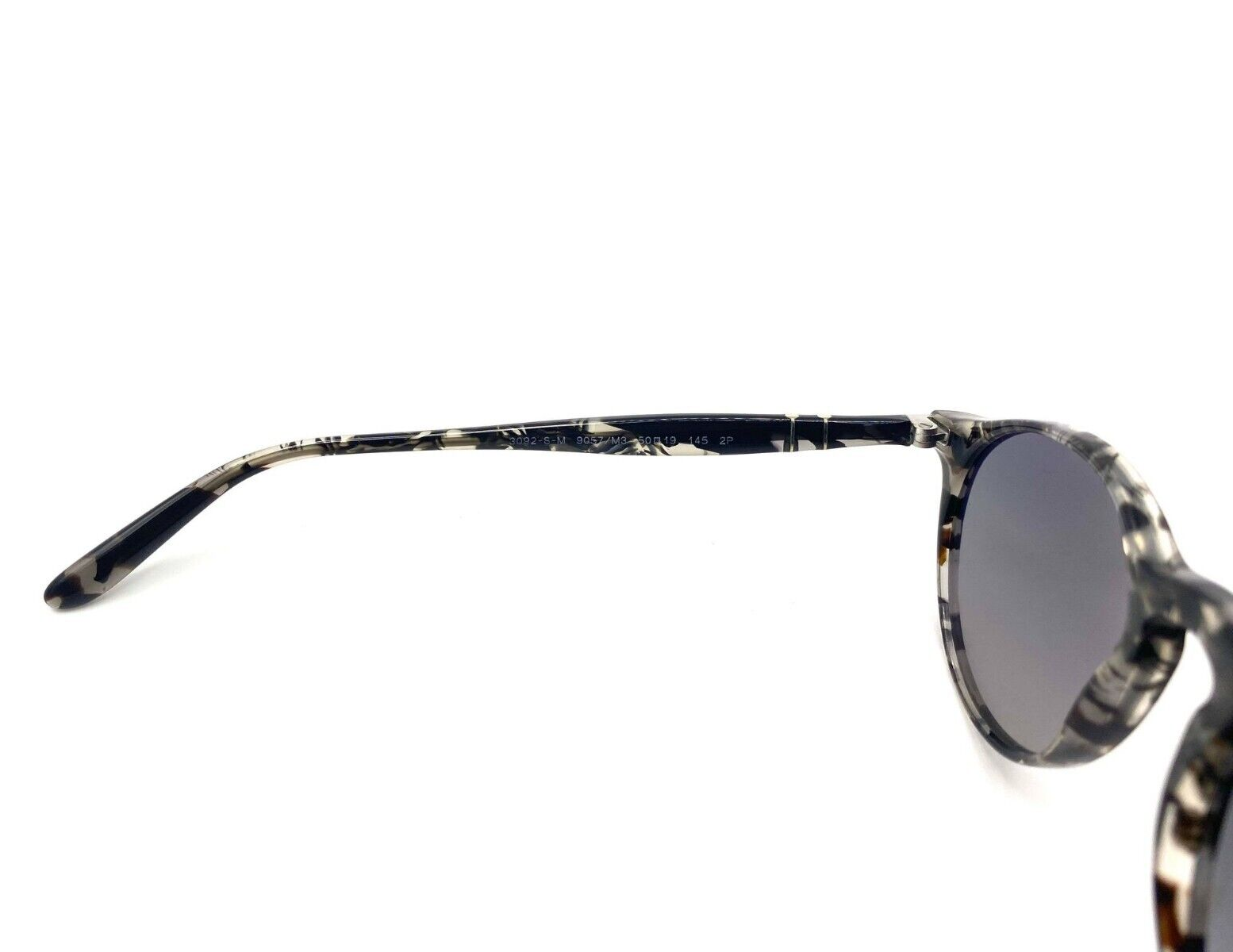 Pre-owned Persol Po3092sm Sunglass 9057/m3 Grey Tortoise/polarized Gradient Grey Lens 50mm In Gray
