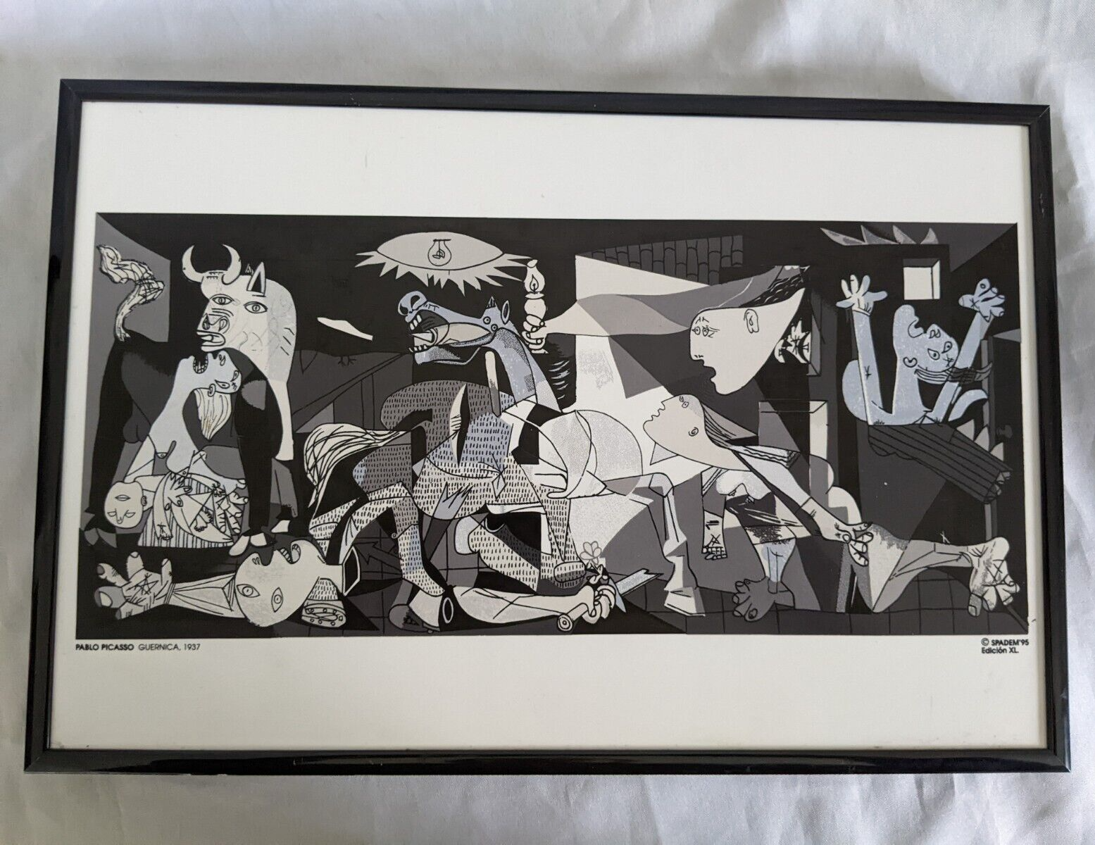 Pablo Picasso Guernica 1937 Museum Framed Tile SPADEM '95