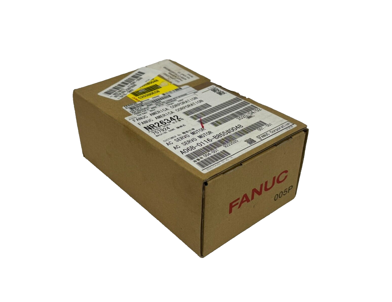 NEW FANUC A06B-0116-B855#0048 SERVO MOTOR BETA ISR 1/6000 NEW FANUC A06B-0116-B855#0048 SERVO MOTOR BETA ISR 1/6000