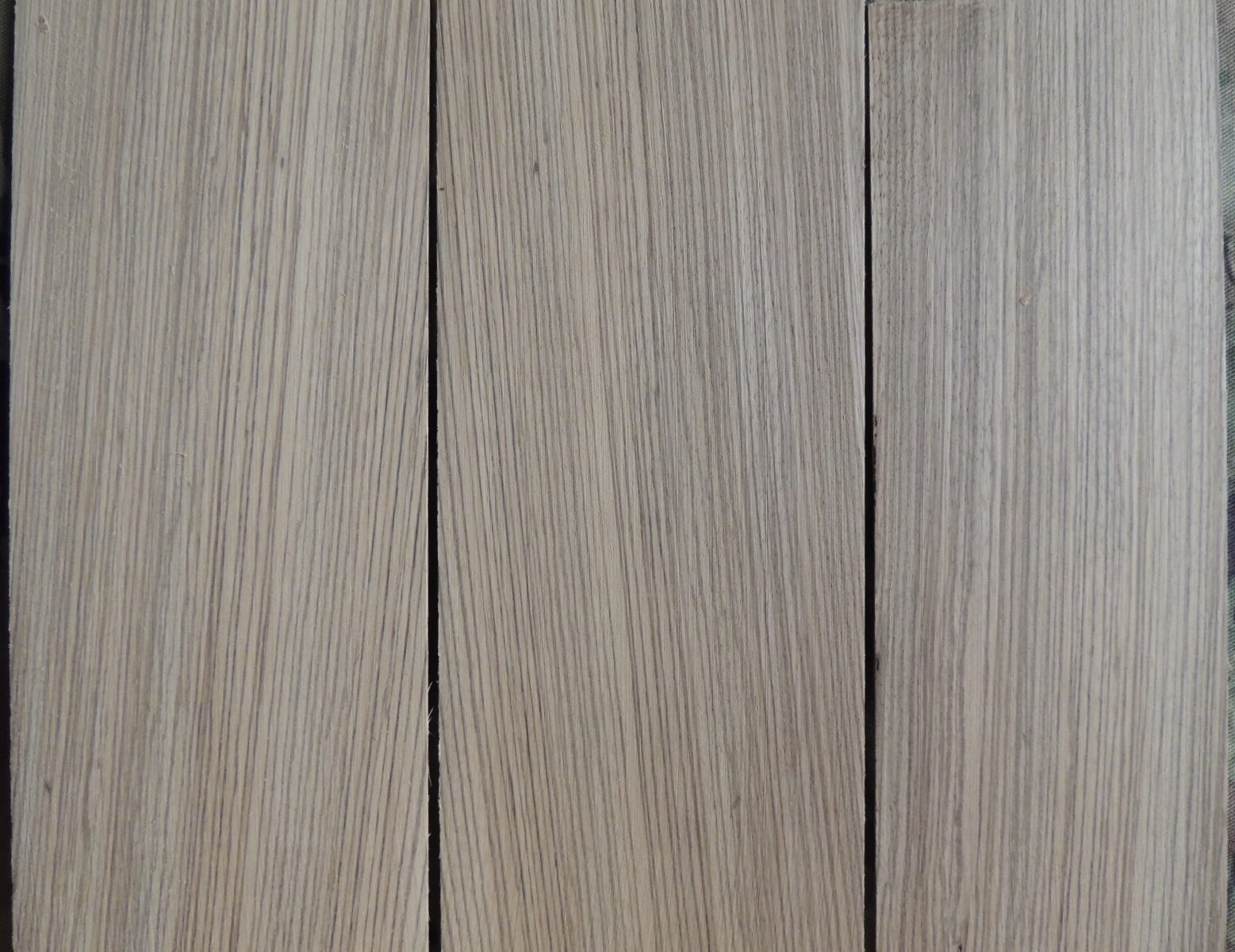 3 THIN ZEBRAWOOD BOARDS-3/32