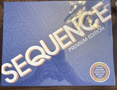 Sequence Premium Edition - Stunning Set with Giant Board (20.25 x 26.25 inches)