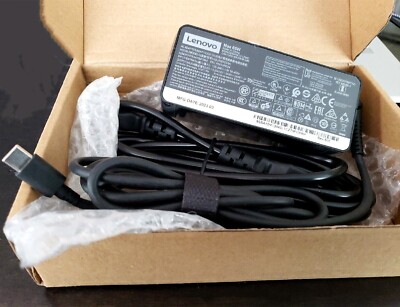 Genuine OEM Lenovo 65W USB-C ADLX65YDC2A For ThinkPad X1 Carbon Yoga 20V 3.25A