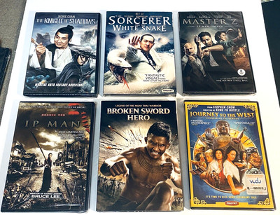 Asian Cinema 6 Six DVDs BRAND NEW-  IP Man , Master  Z , Martial Arts Jet Li