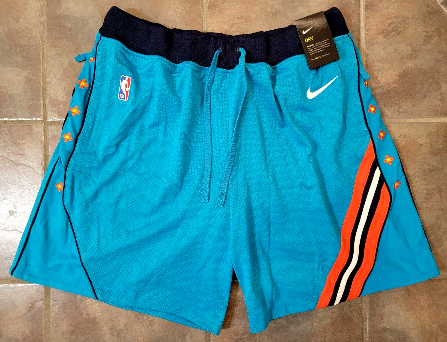 Nike OKC Thunder Courtside 2018-19 City Edition NBA Shorts