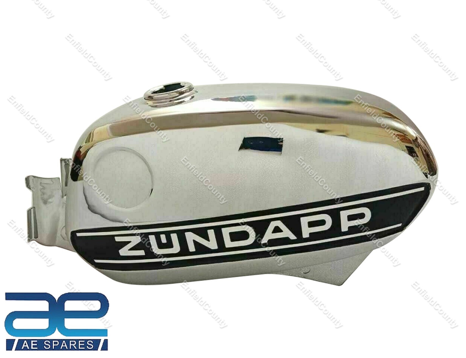 For Zundapp KS 50 Cross 517-52 Chrome Petrol Fuel Gas Tank 1975 Model  