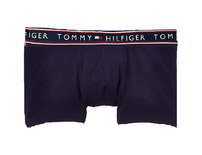 $58 Tommy Hilfiger Underwear Men's Blue Cotton Stretch Boxer Brief Trunk Size XL