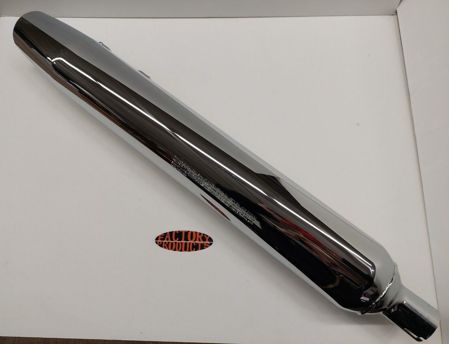 【23.65】24FW★ Essential Wool Rib Muffler GENUINE HARLEY DAVIDSON Right Chrome Exhaust Muffler 65846