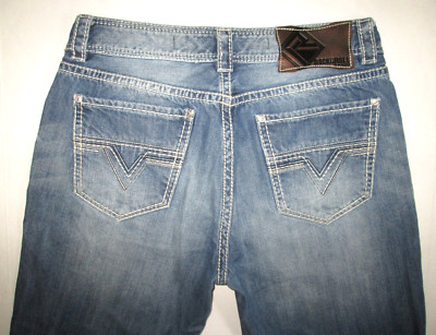 Rock & Roll Cowboy Double Barrel Relaxed Bootcut Jeans Men's Tag Size 32x34
