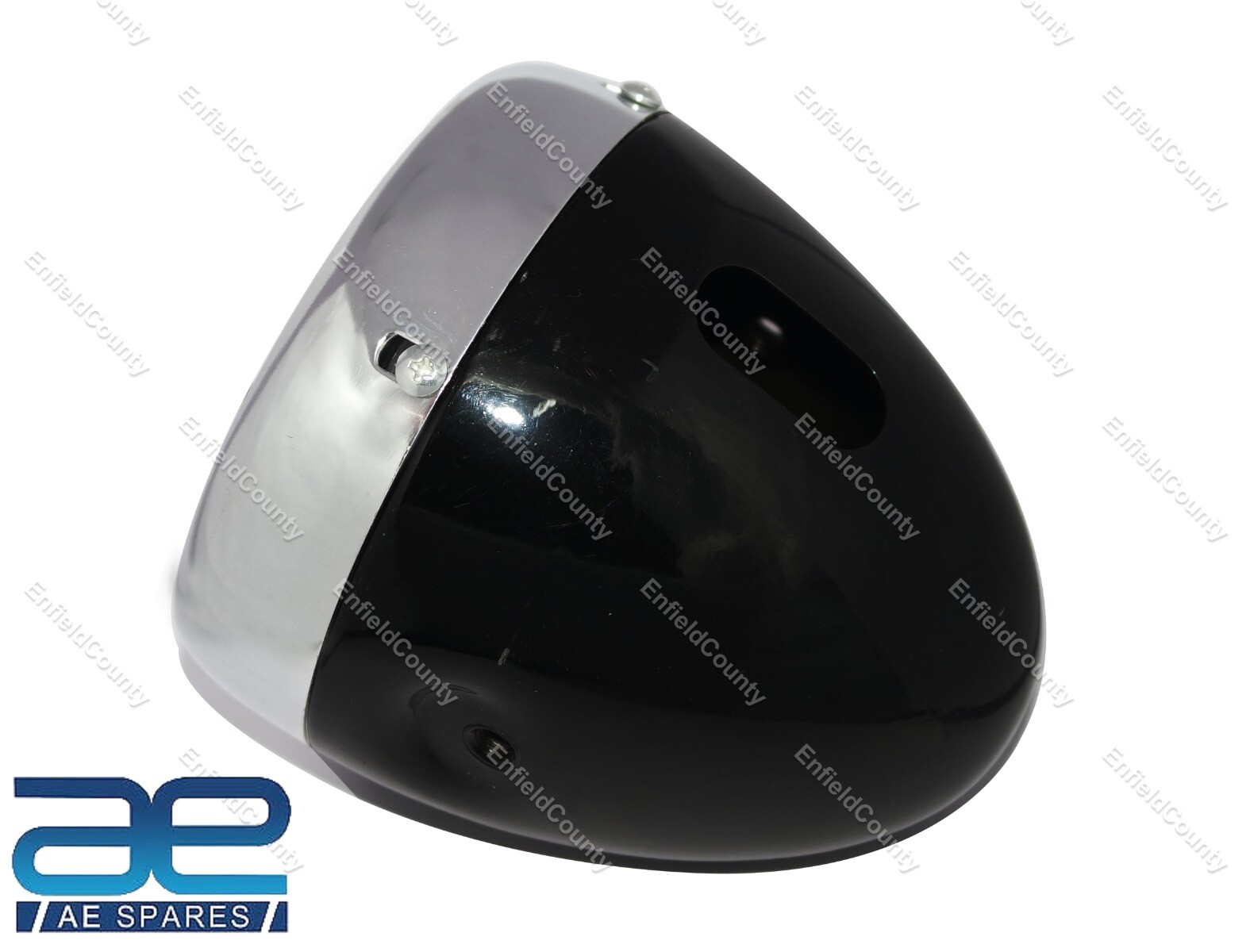 Classic Headlight Assey 5 1/2" With Bulb Holder & Speedometer Luna Moped  