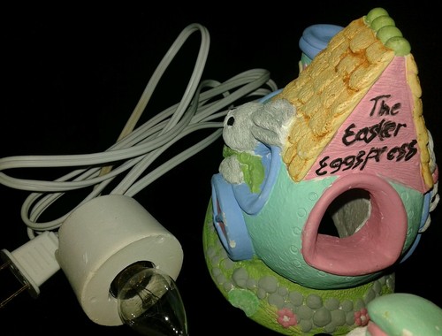 Lot Hand Painted Easter Decorations