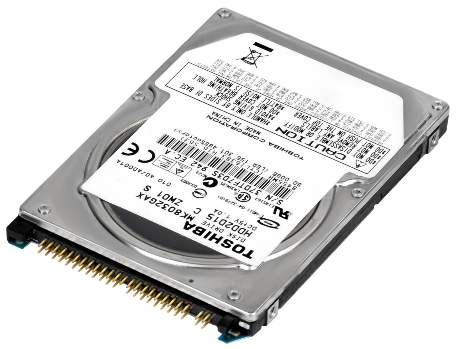 Hard Drive Toshiba MK8032GAX 80GB 5400RPM 8MB Cache PATA ATA