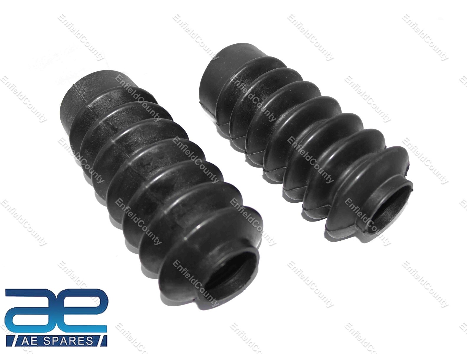 5 X Pair Front Fork Gaiter Rubber 39mm Fork Boots Cover For Harley Bikes 
